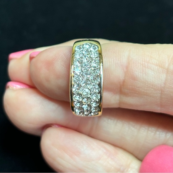 Vintage Premier Designs Gold & Cubic Zirconia Ring - Picture 6 of 6